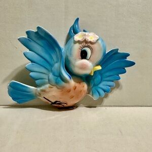 Vintage Lefton Bluebird Wall Packet/Plague 
Excellent Collection